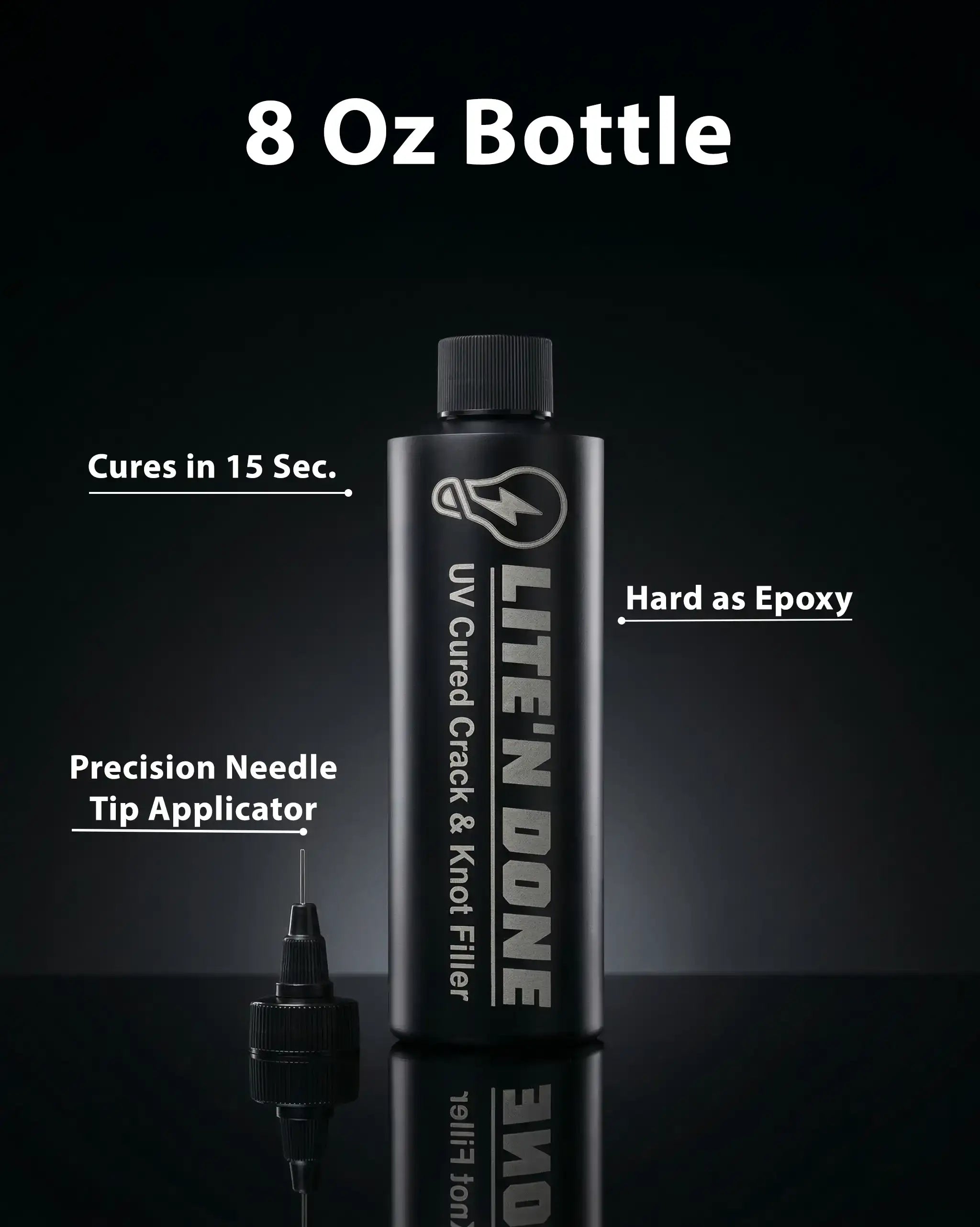 8 oz Refill- UV-Cured Wood Crack & Knot Filler