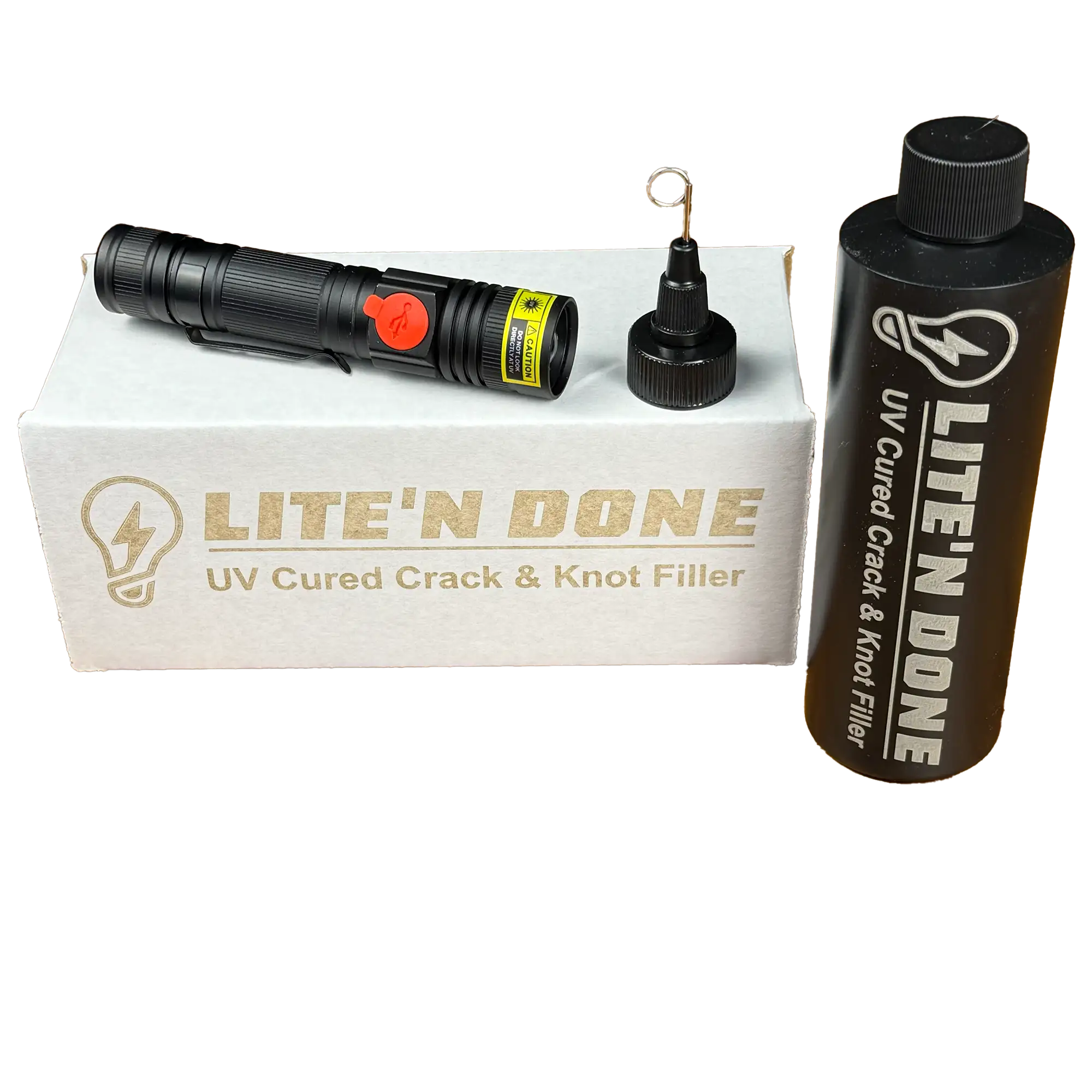 UV-Cured Wood Crack & Knot Filler