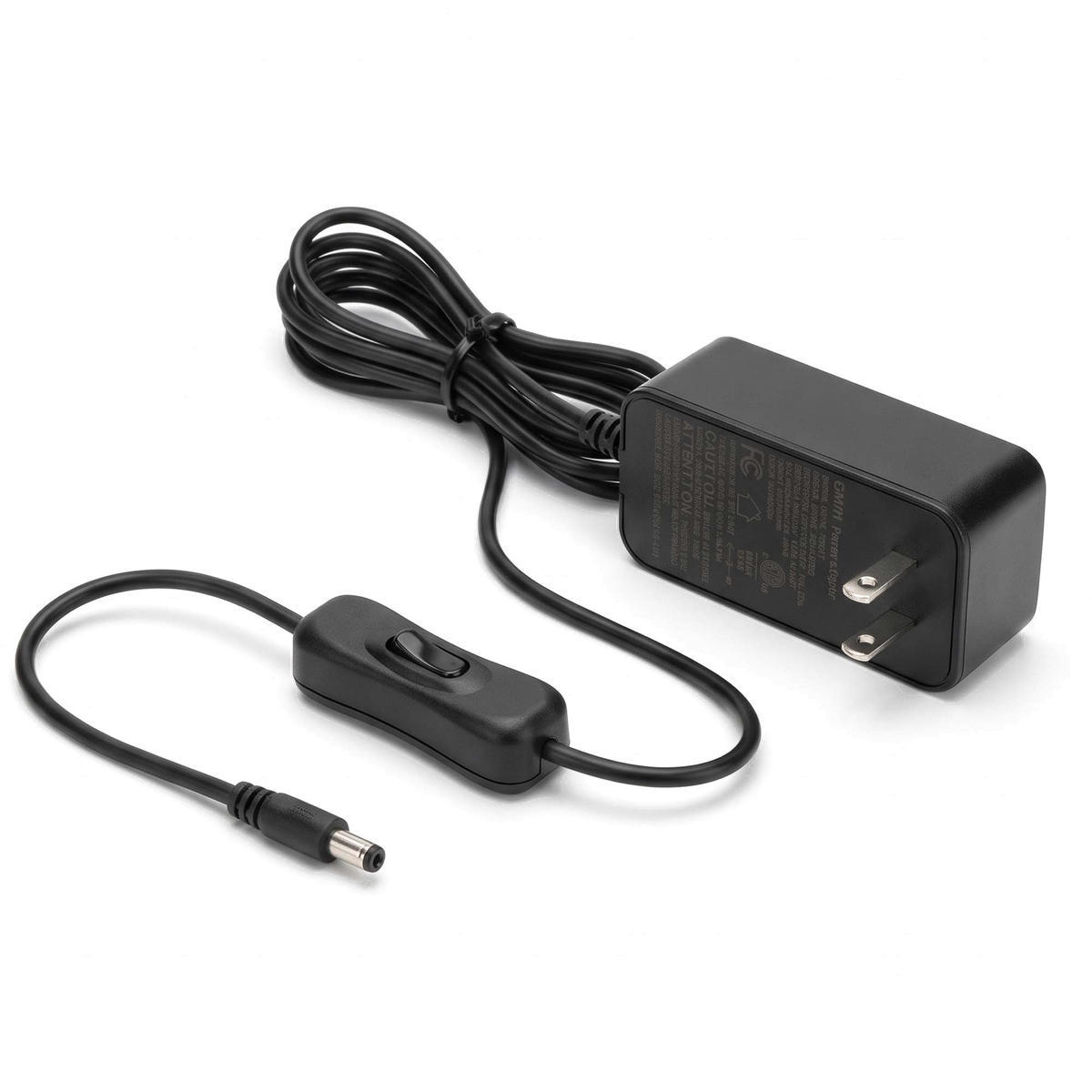 Spark UV curing light replacement power supply with 16-foot cable, inline on/off switch and barrel connector.