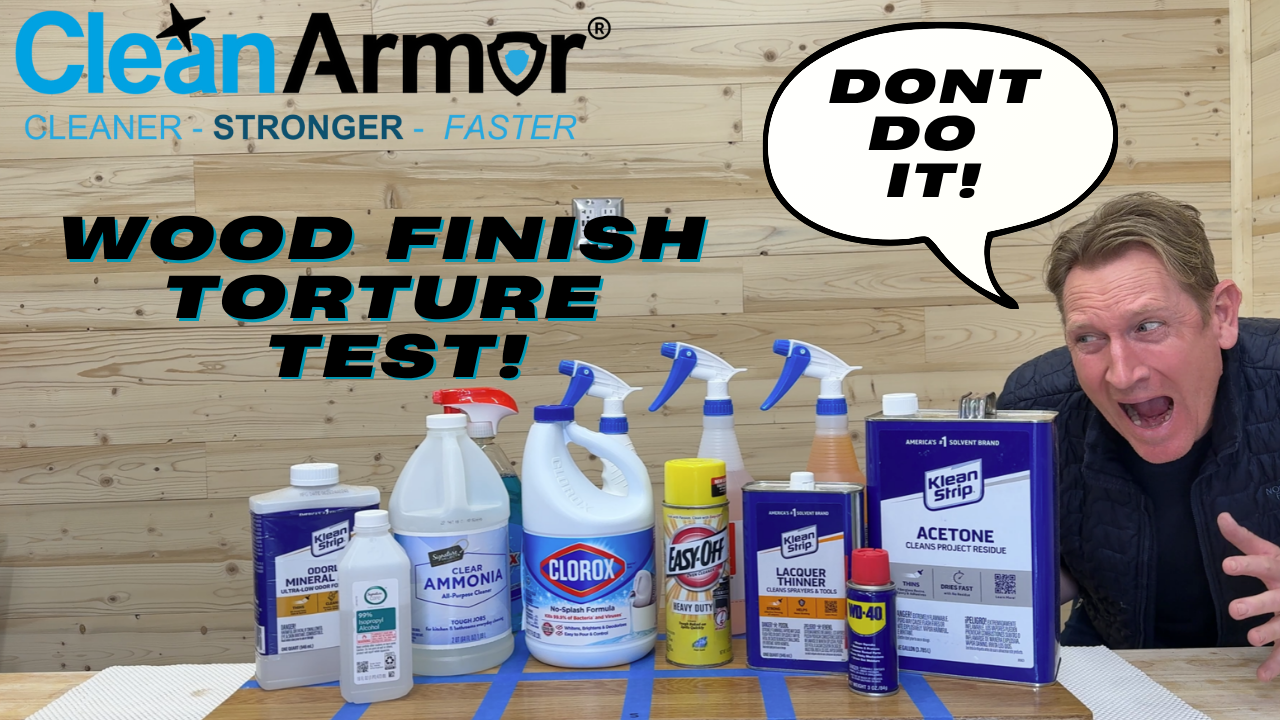 Clean Armor 757 Chemical Resistance Testing