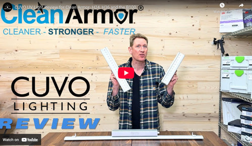 CUVO Lighting Review For Curing Clean Armor