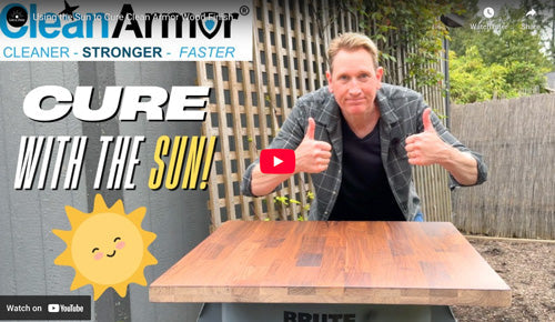 How To Cure Clean Armor Using Only The Sun!