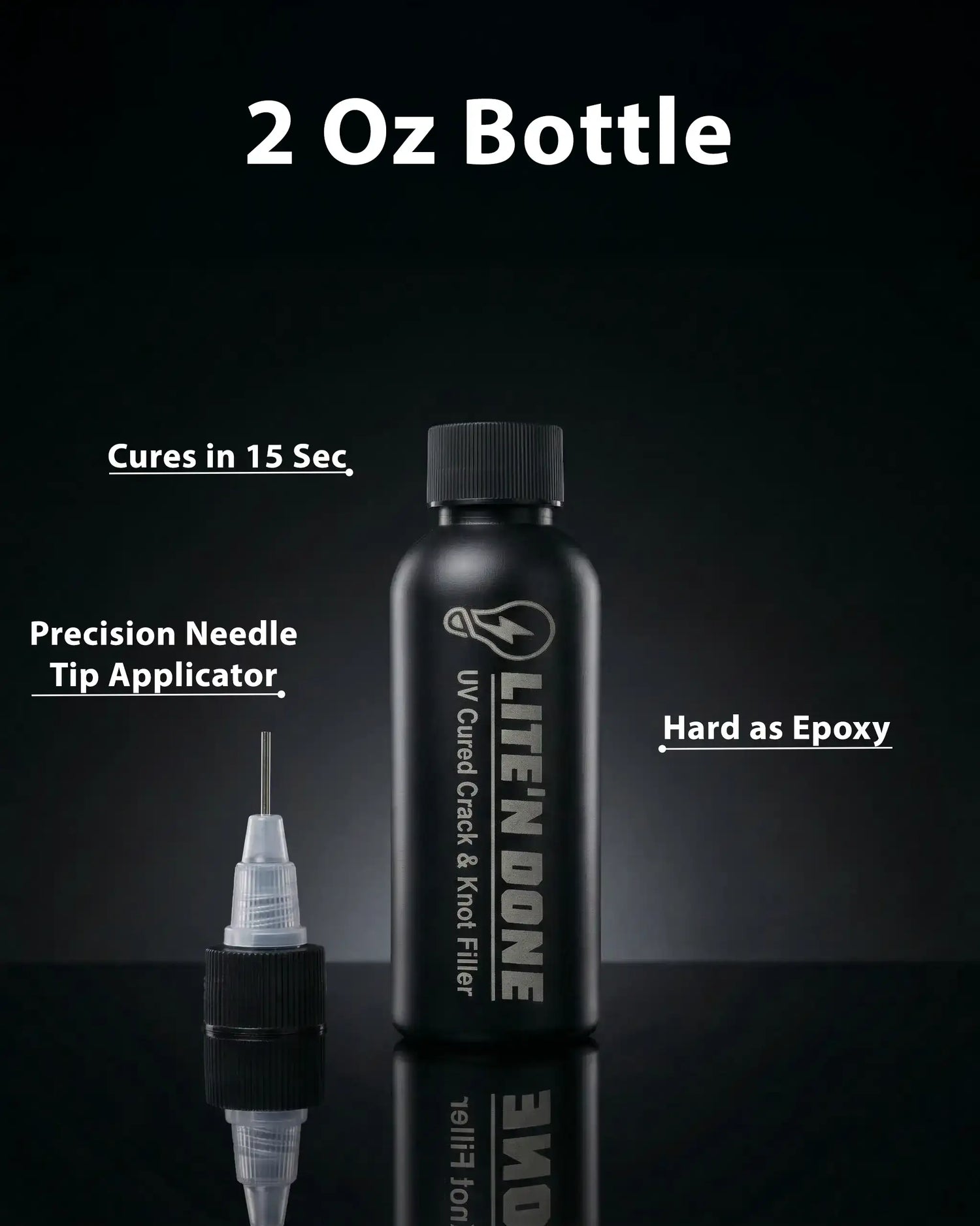 2 oz - UV-Cured Wood Crack &amp; Knot Filler