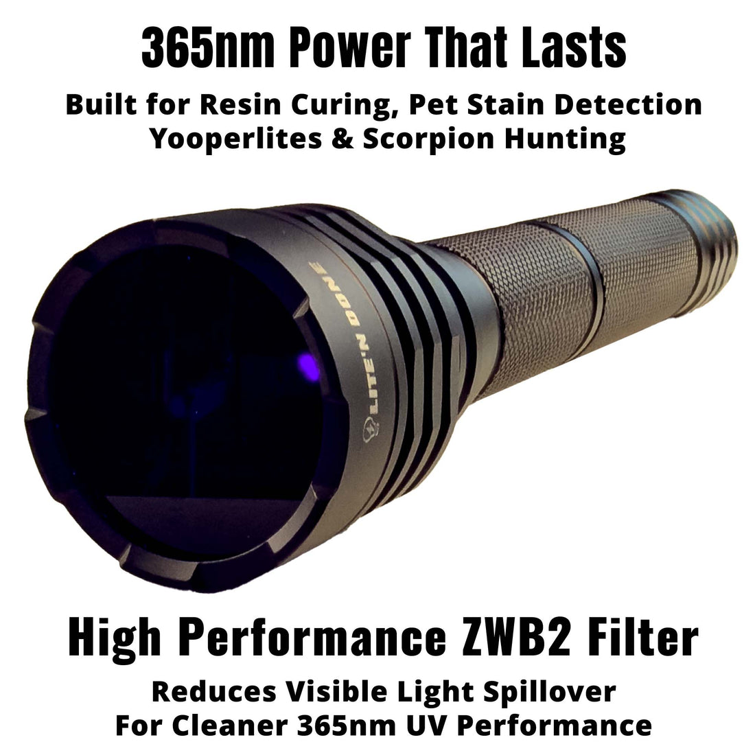 The 365nm Convertible UV Flashlight