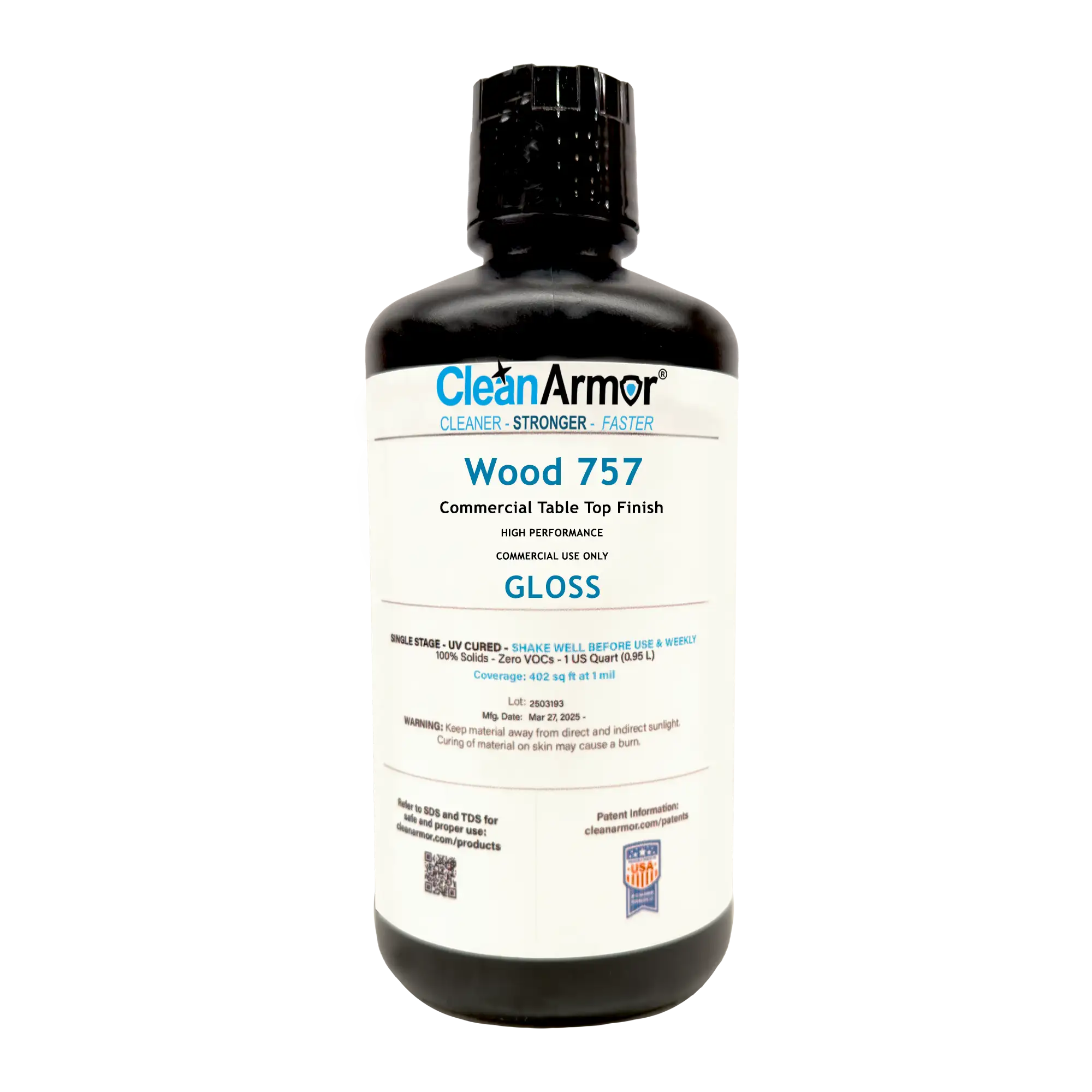 Clean Armor 757 Wood Finish- Commercial Tabletop Finish