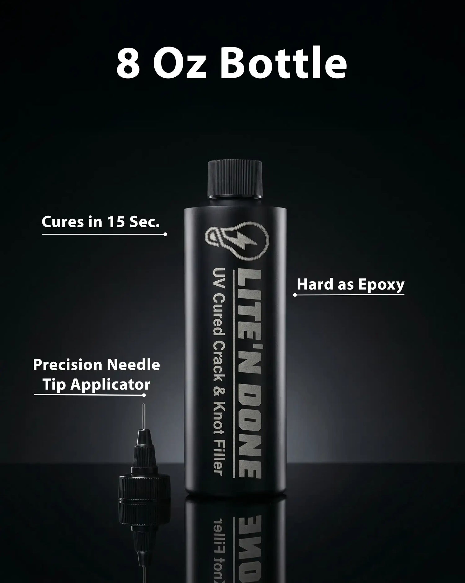 8 oz Refill- UV-Cured Wood Crack &amp; Knot Filler