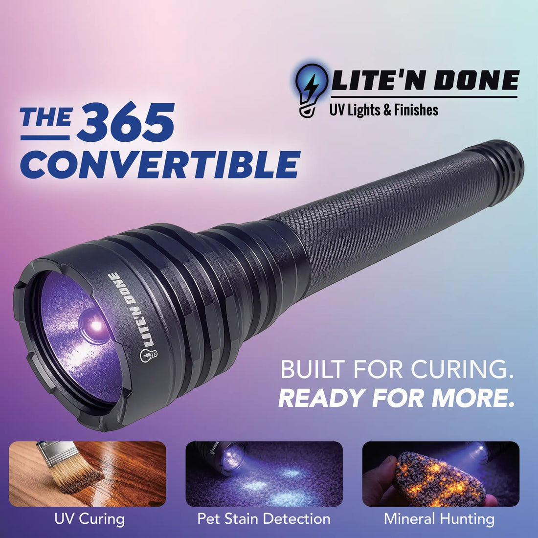 The 365nm Convertible UV Flashlight