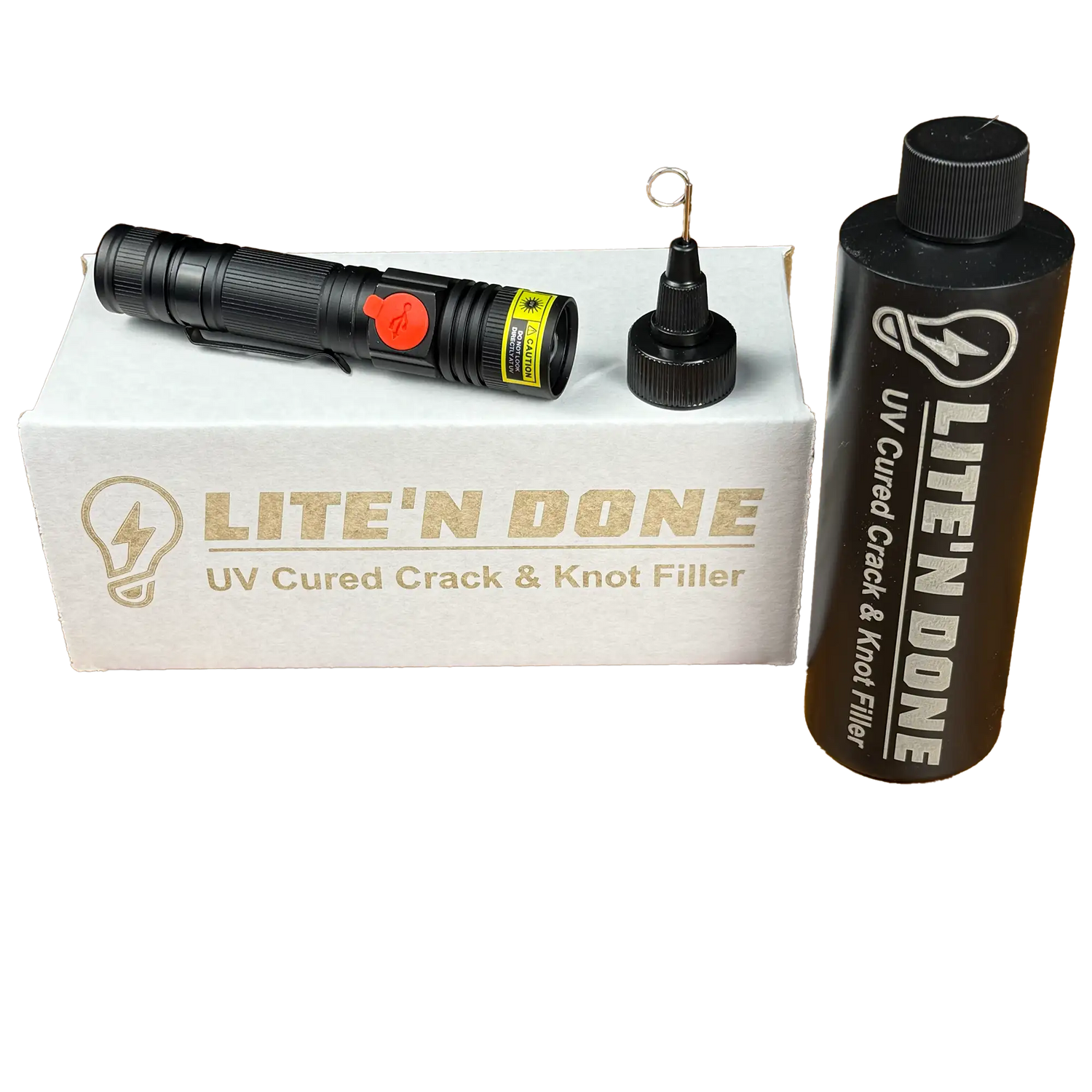 UV-Cured Wood Crack &amp; Knot Filler