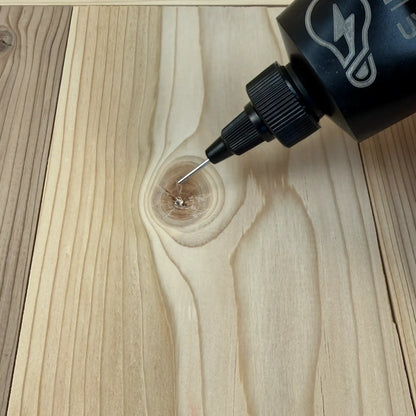 UV-Cured Wood Crack &amp; Knot Filler