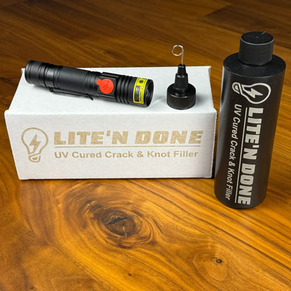 UV-Cured Wood Crack &amp; Knot Filler