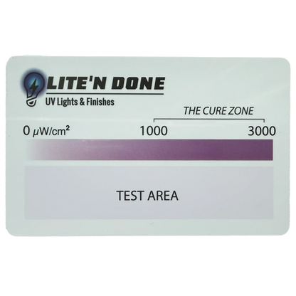 UV Curing Test Card
