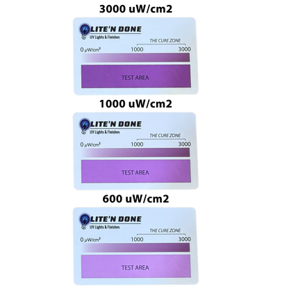 UV Curing Test Card