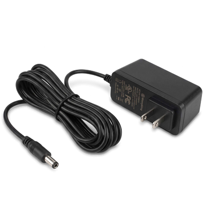 Core UV curing light replacement power supply with coiled 12-foot cord and barrel connector