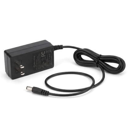 Pro UV curing light replacement power supply with coiled 12-foot cord, wall plug and barrel connector.